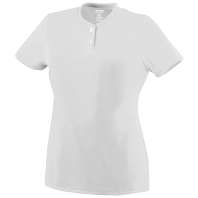 LADIES WICKING TWO-BUTTON JERSEY - Apparel Globe