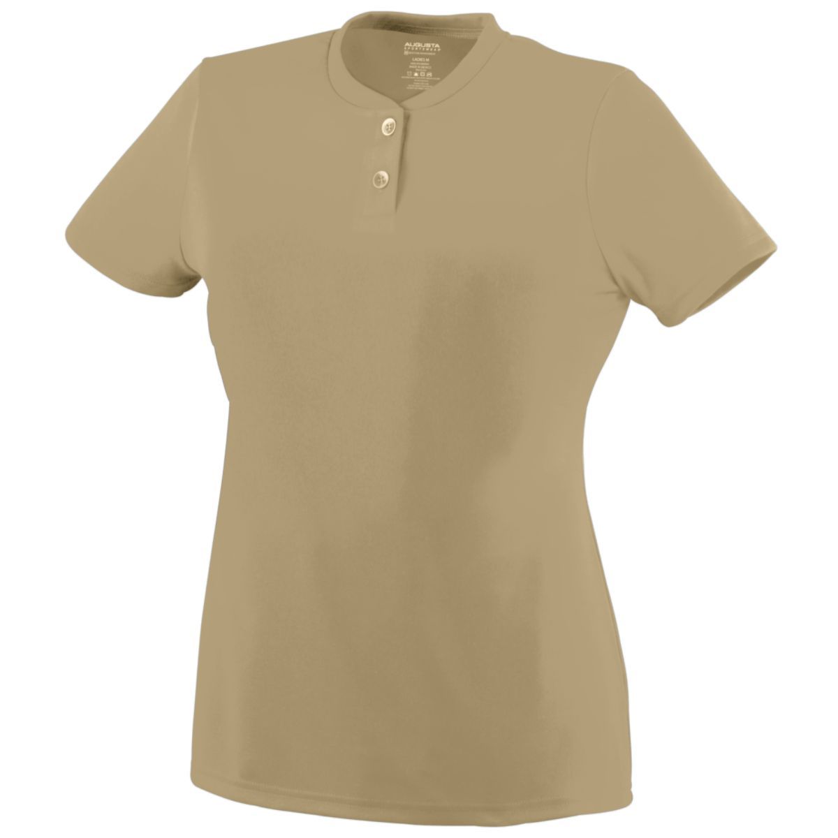 LADIES WICKING TWO-BUTTON JERSEY - Apparel Globe