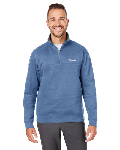 COLUMBIA Men's Hart Mountain Half-Zip Sweater: Elevate Your Style with Cozy Sophistication"