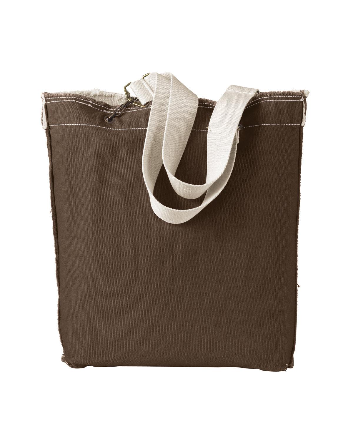 Direct-Dyed Raw-Edge Tote - Apparel Globe