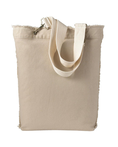 Direct-Dyed Raw-Edge Tote - Apparel Globe