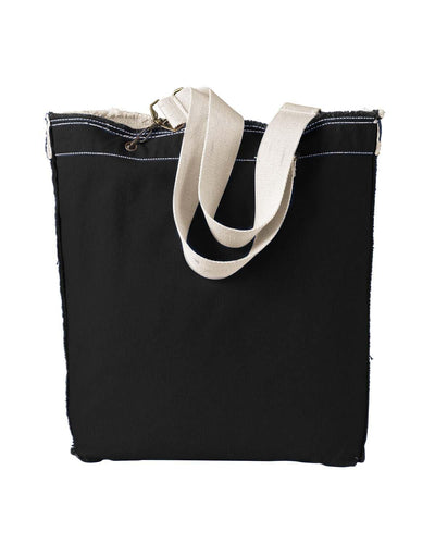 Direct-Dyed Raw-Edge Tote - Apparel Globe