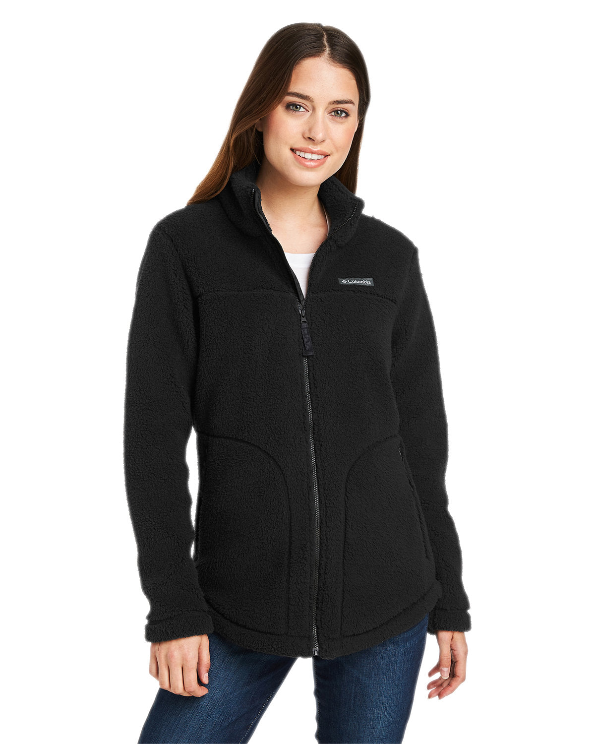 COLUMBIA Ladies' West Bendâ„¢ Sherpa Full-Zip Fleece Jacket: Embrace Cozy Comfort and Style"