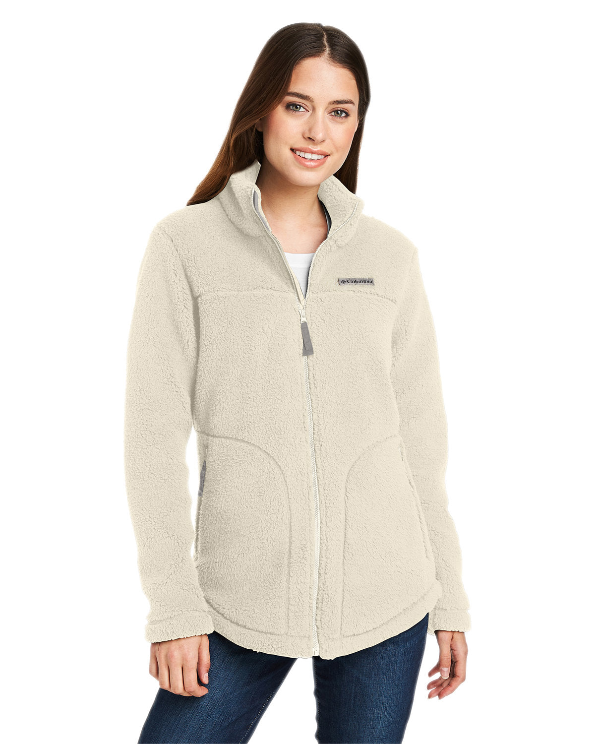 COLUMBIA Ladies' West Bendâ„¢ Sherpa Full-Zip Fleece Jacket: Embrace Cozy Comfort and Style"