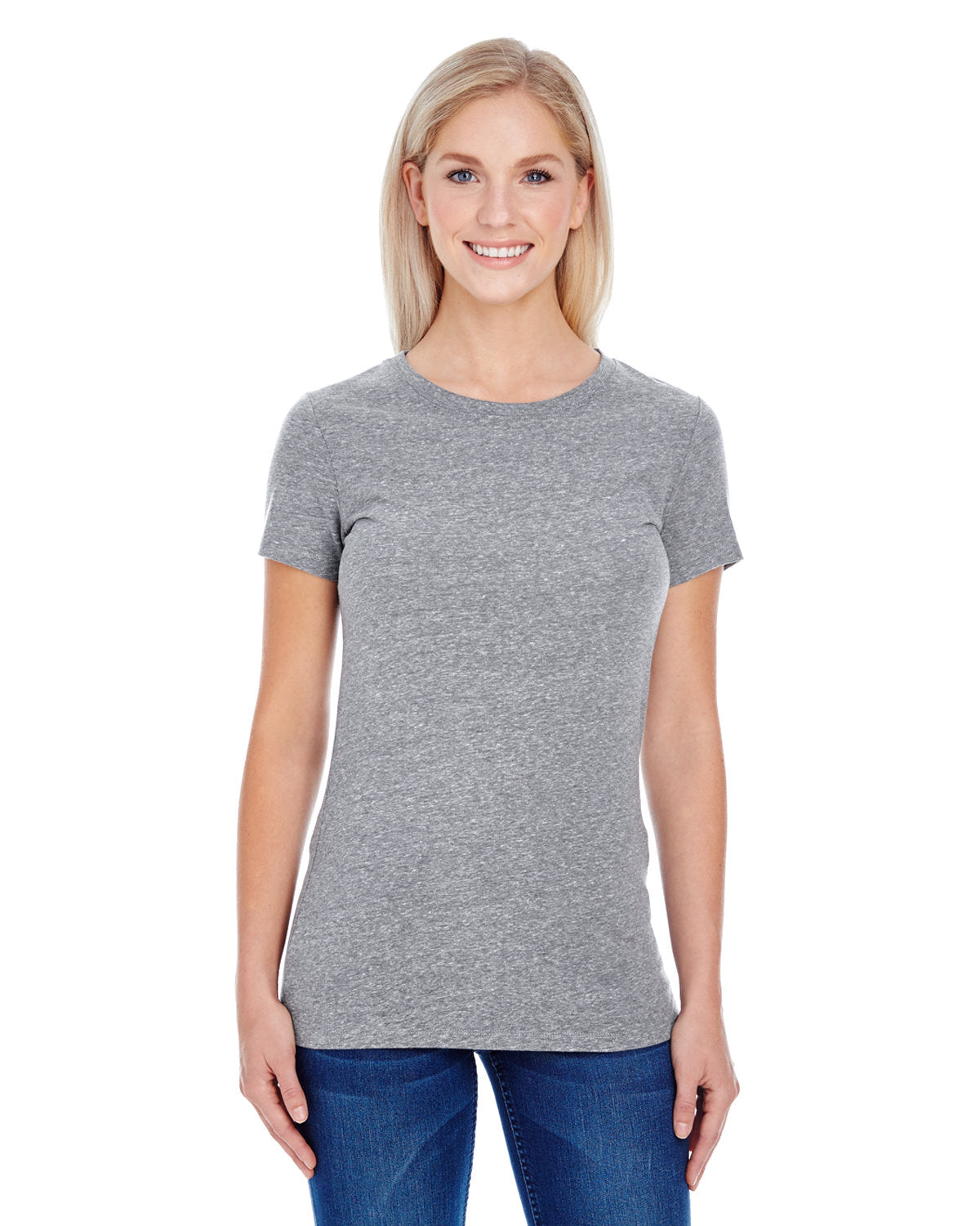 "Threadfast Apparels Ladies' Triblend Short-Sleeve T-Shirt - Softness, Style, and Versatility" - Apparel Globe