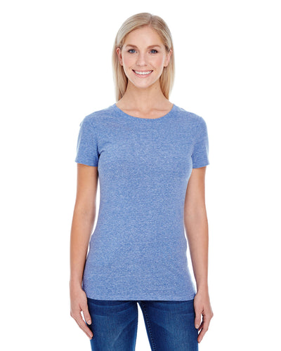 "Threadfast Apparels Ladies' Triblend Short-Sleeve T-Shirt - Softness, Style, and Versatility" - Apparel Globe