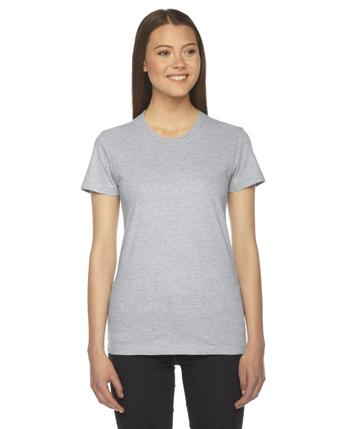 American Apparel Ladies' Fine Jersey USA Made Short-Sleeve T-Shirt: Redefining Style and Comfort, Crafted in the USA