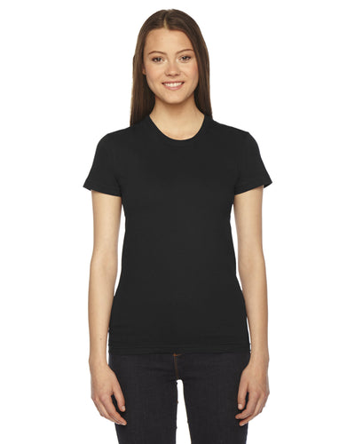 American Apparel Ladies' Fine Jersey USA Made Short-Sleeve T-Shirt: Redefining Style and Comfort, Crafted in the USA
