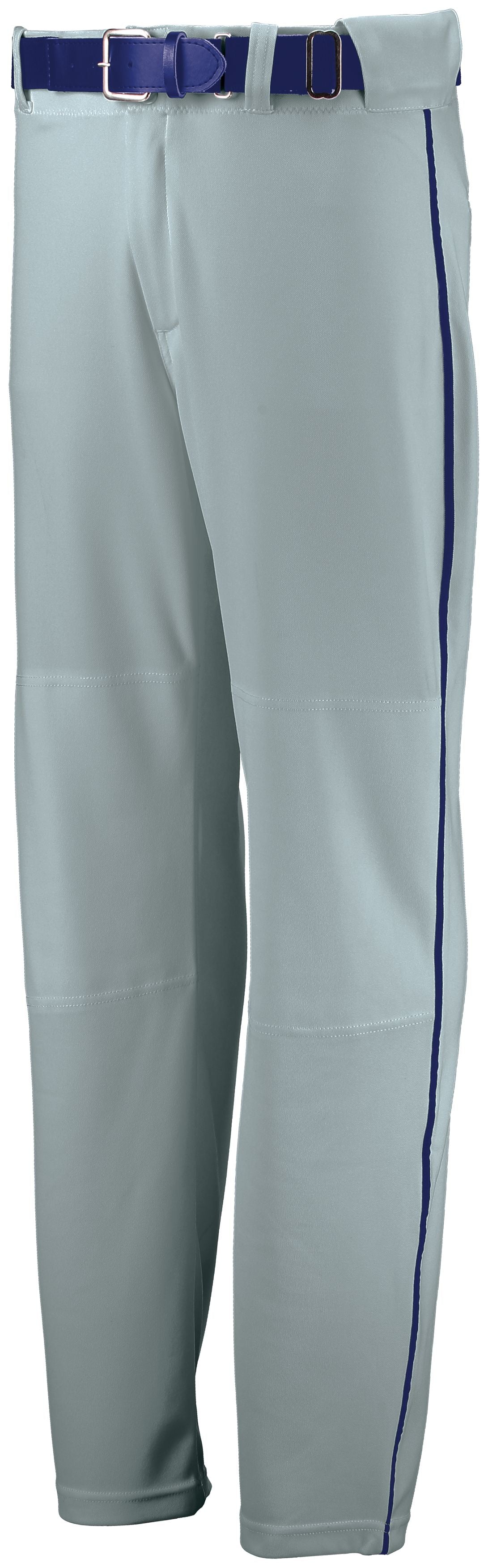 Step Up to the Plate in Style with Russell Team Youth Open Bottom Piped Baseball Pant - Apparel Globe