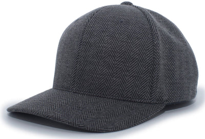 Herringbone Poly/Rayon FlexfitÂ® Cap - Apparel Globe