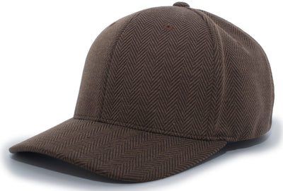 Herringbone Poly/Rayon FlexfitÂ® Cap - Apparel Globe