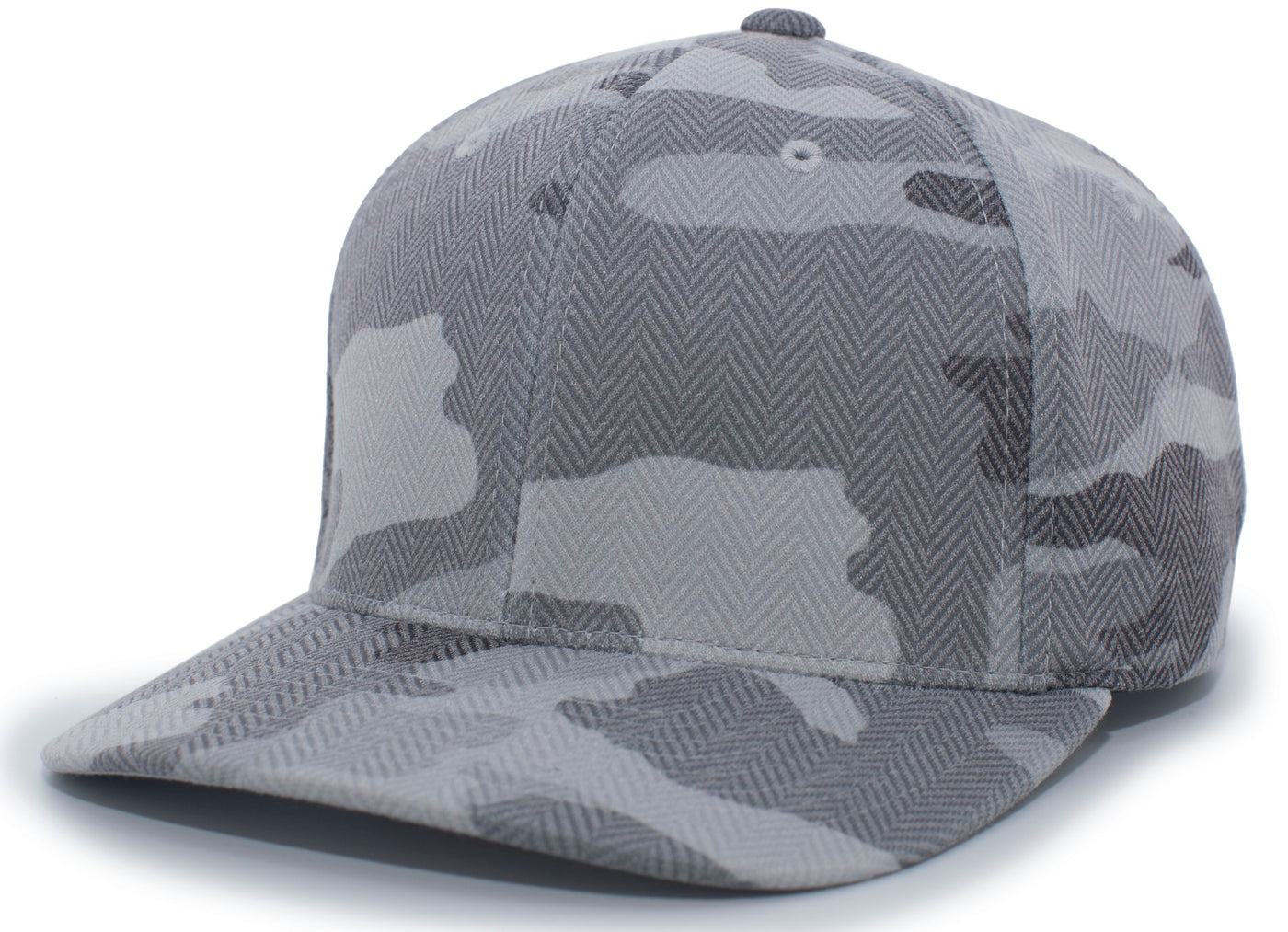 Herringbone Poly/Rayon FlexfitÂ® Cap - Apparel Globe