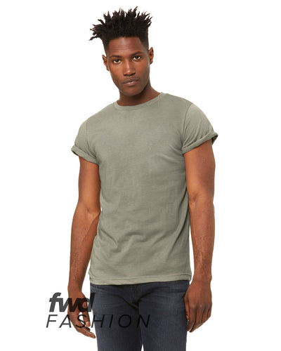 STYLISH-UNISEX-FASHION-BELLA-CANVAS-FWD-JERSEY-ROLLED-CUFF-T-SHIRT