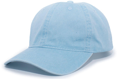 Pigment Dyed Hook-And-Loop Adjustable Cap - Apparel Globe