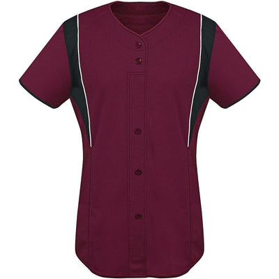 LADIES FAUX FRONT JERSEY - Apparel Globe