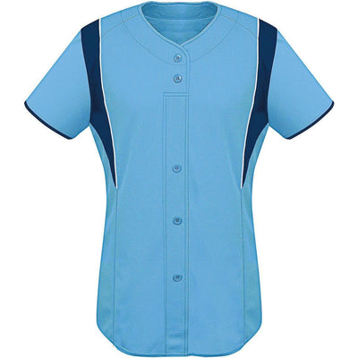 LADIES FAUX FRONT JERSEY - Apparel Globe