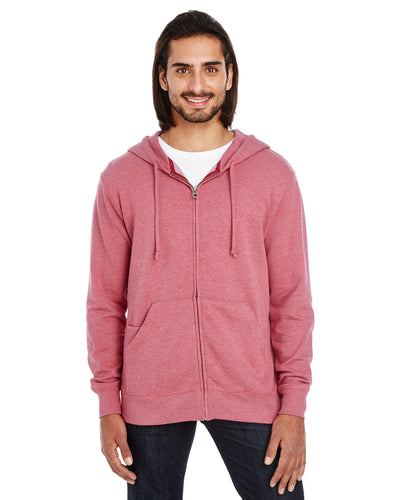 Unisex Triblend French Terry Full-Zip - Apparel Globe