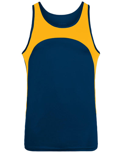 Adult Wicking Polyester Sleeveless Jersey with Contrast Inserts - Apparel Globe