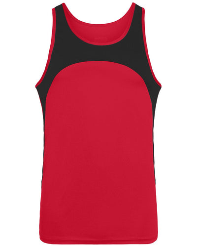 Adult Wicking Polyester Sleeveless Jersey with Contrast Inserts - Apparel Globe