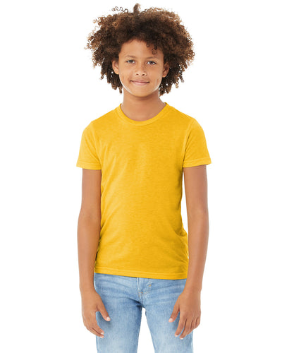 Bella + Canvas Youth Triblend Short-Sleeve T-Shirt: Comfort and Style for Young Ones