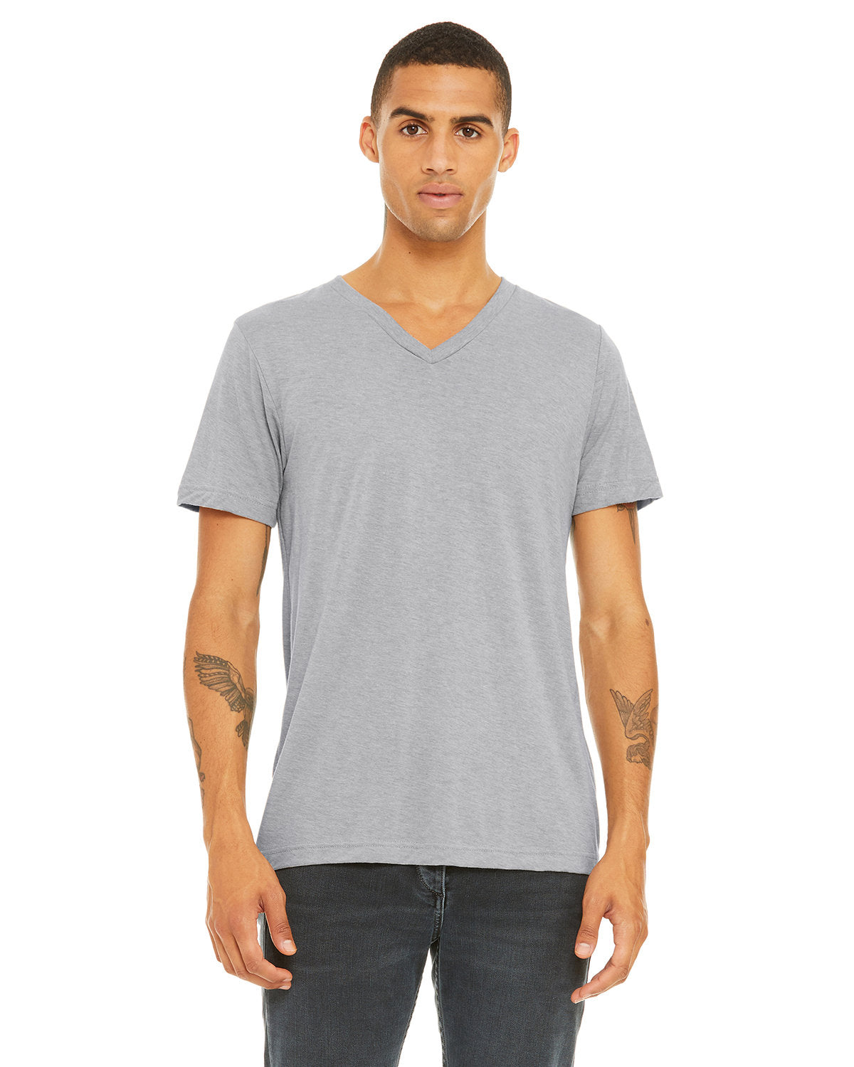 Bella + Canvas Unisex Triblend V-Neck T-Shirt: Versatile Comfort and Modern Style