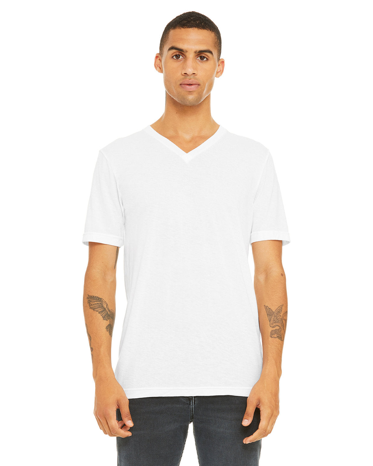 Bella + Canvas Unisex Triblend V-Neck T-Shirt: Versatile Comfort and Modern Style