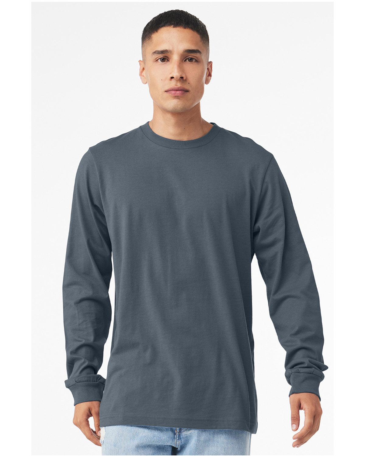 Timeless Comfort: Bella + Canvas Unisex CVC Jersey Long-Sleeve T-Shirt