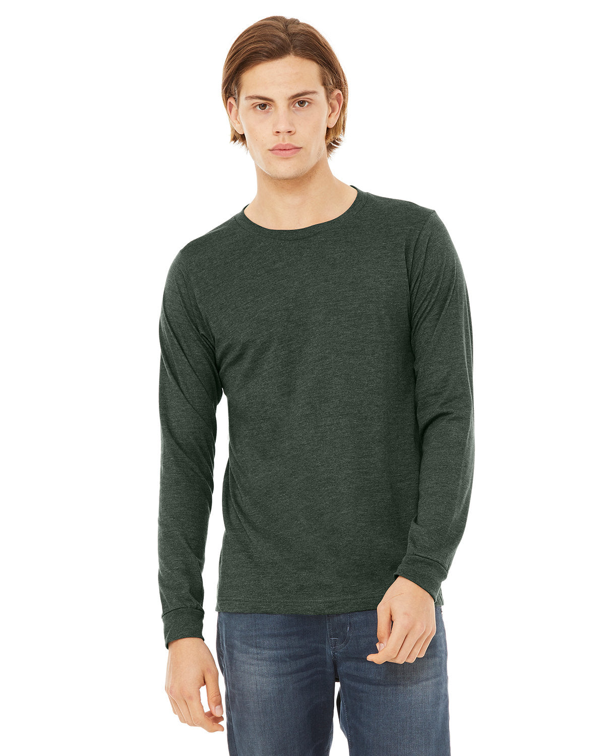 Bella + Canvas Unisex CVC Jersey Long-Sleeve T-Shirt: Versatile Comfort and Modern Style