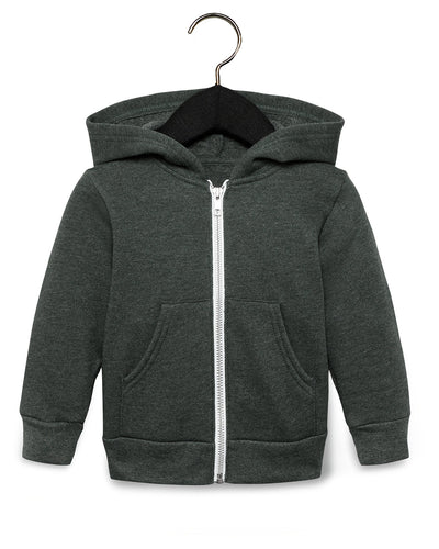 Bella + Canvas Toddler Full-Zip Hoodie: Cozy Comfort for Little Ones