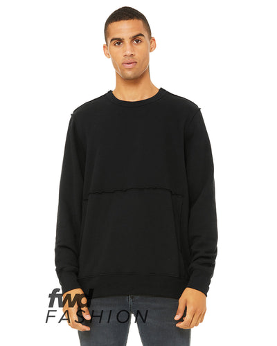 FWD Fashion Unisex Raw Seam Crewneck Pullover - Apparel Globe