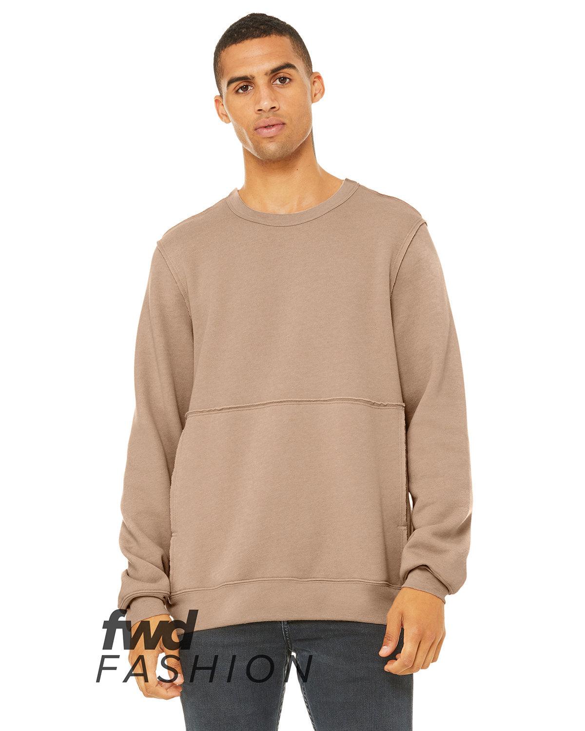 FWD Fashion Unisex Raw Seam Crewneck Pullover - Apparel Globe