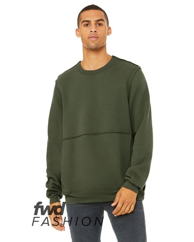 FWD Fashion Unisex Raw Seam Crewneck Pullover - Apparel Globe