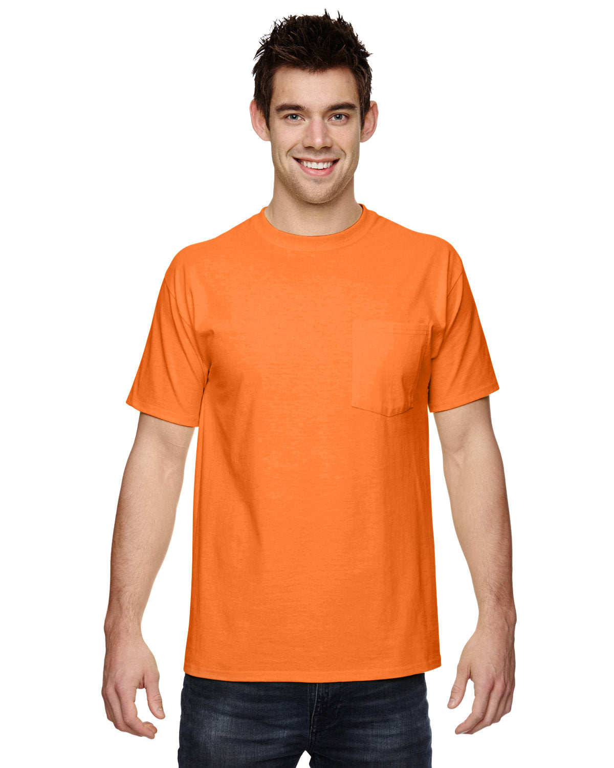 Fruit of the Loom Adult HD Cottonâ„¢ Pocket T-Shirt: Comfort and Convenience Combined