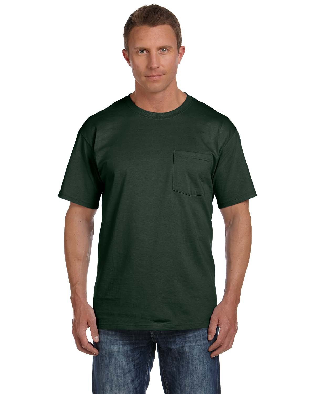 Fruit of the Loom Adult HD Cottonâ„¢ Pocket T-Shirt: Comfort and Convenience Combined