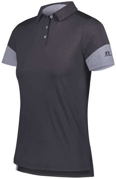 "ELEVATE YOUR STYLE WITH THE RUSSELL TEAM LADIES HYBRID POLO"