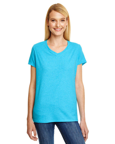 Ladies' Perfect-T Triblend V-Neck T-shirt - Apparel Globe