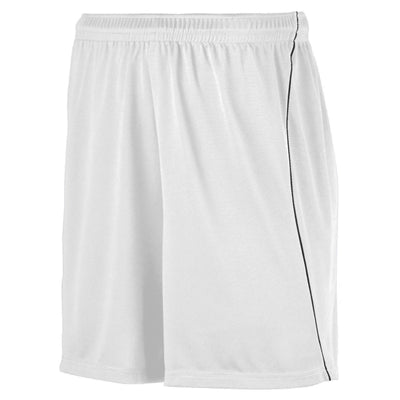 YOUTH WICKING SOCCER SHORTS WITH PIPING - Apparel Globe