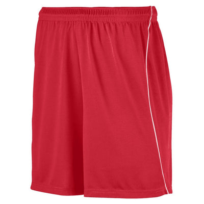 YOUTH WICKING SOCCER SHORTS WITH PIPING - Apparel Globe