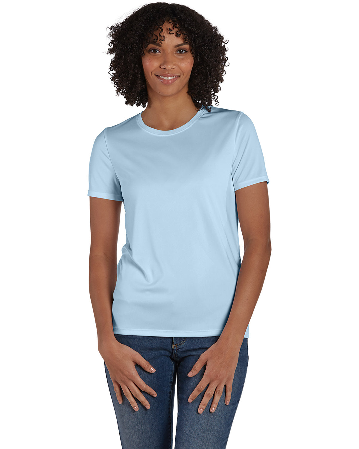 STAY-COOL-AND-FRESH-HANES-LADIES-COOL-DRIÃ‚Â®-PERFORMANCE-T-SHIRT-WITH-FRESHIQ-TECHNOLOGY