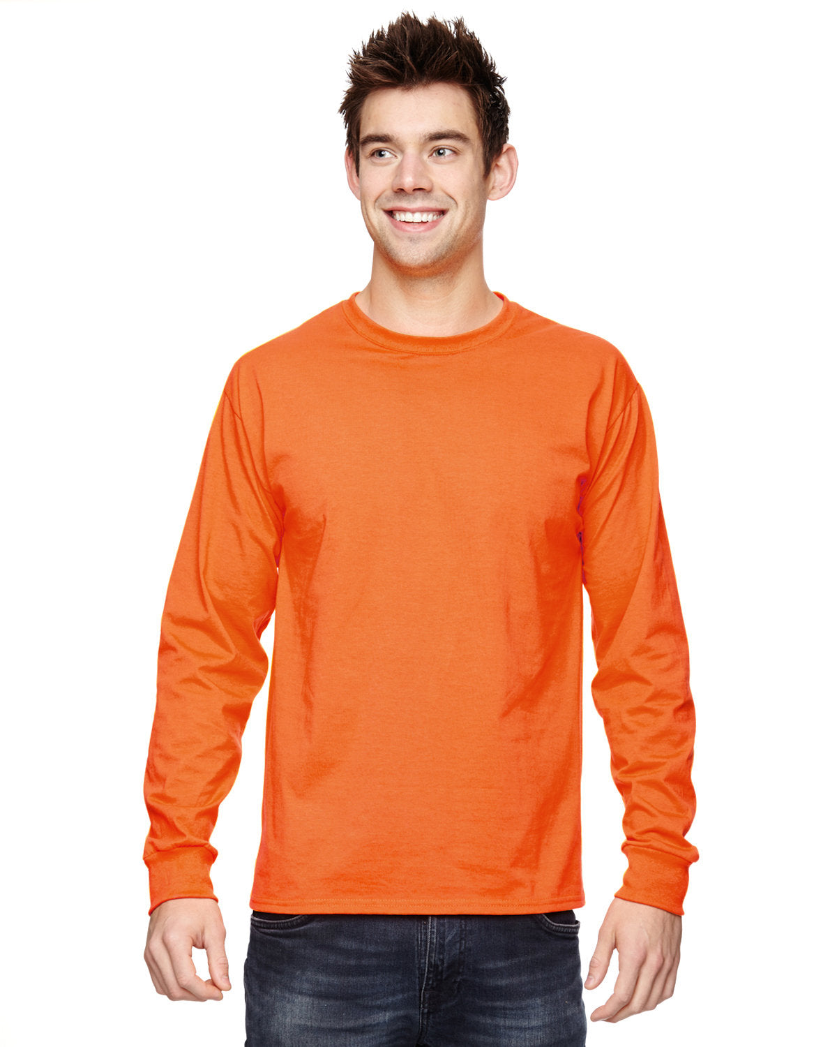 Fruit of the Loom Adult HD Cottonâ„¢ Long-Sleeve T-Shirt: Timeless Comfort and Quality