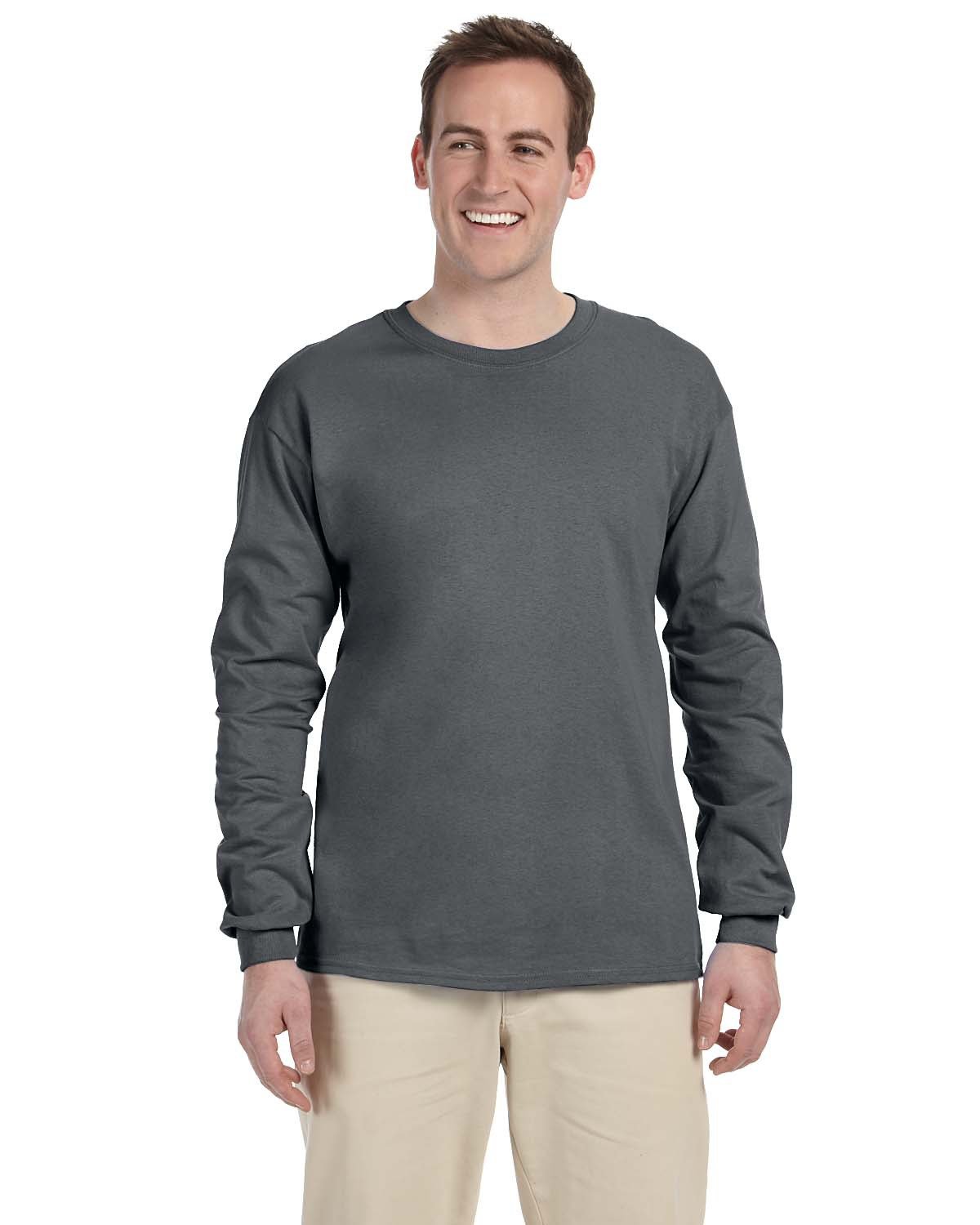 Fruit of the Loom Adult HD Cottonâ„¢ Long-Sleeve T-Shirt: Timeless Comfort and Quality