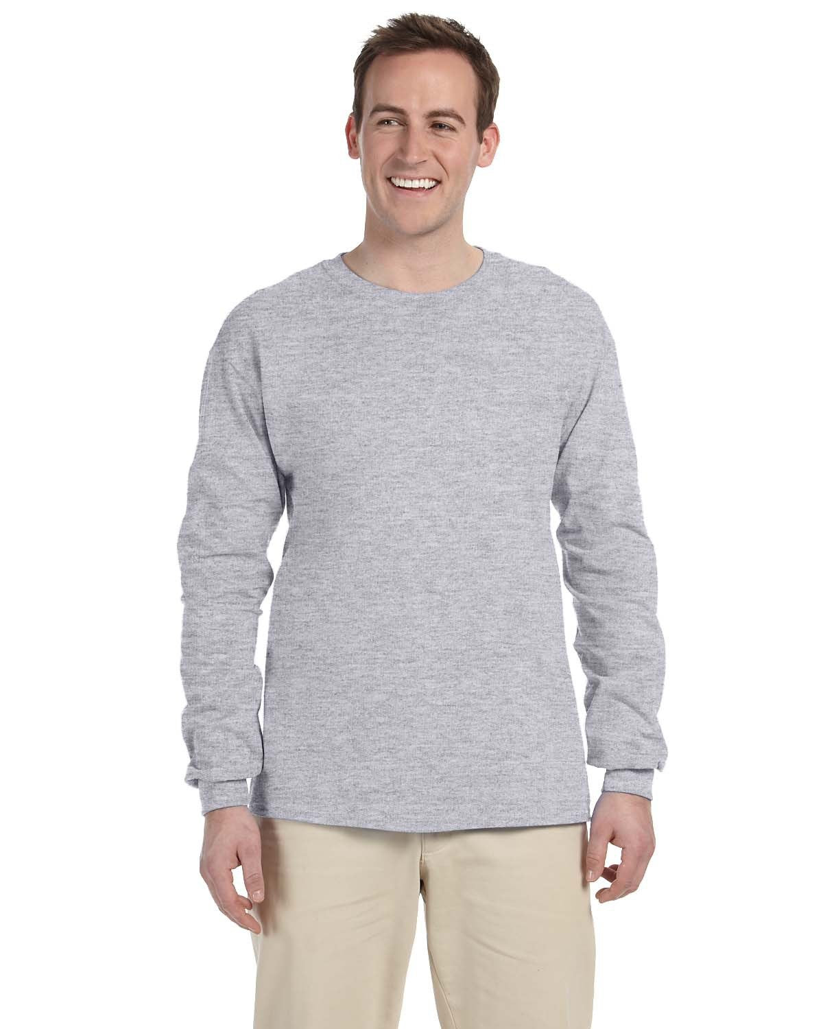 Fruit of the Loom Adult HD Cottonâ„¢ Long-Sleeve T-Shirt: Timeless Comfort and Quality