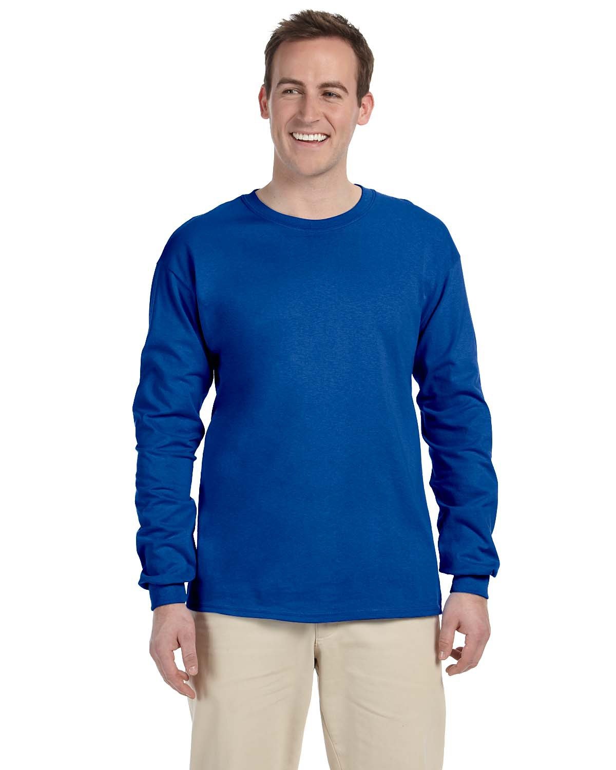 Fruit of the Loom Adult HD Cottonâ„¢ Long-Sleeve T-Shirt: Timeless Comfort and Quality