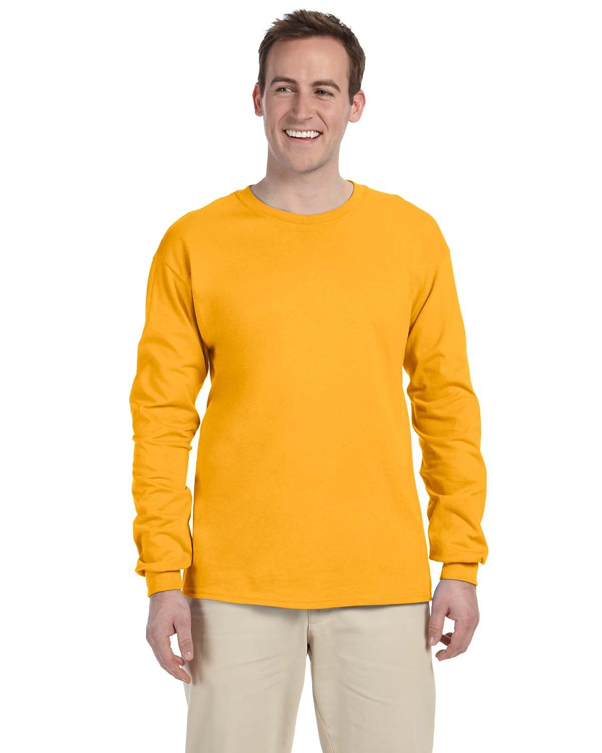 Fruit of the Loom Adult HD Cottonâ„¢ Long-Sleeve T-Shirt: Timeless Comfort and Quality