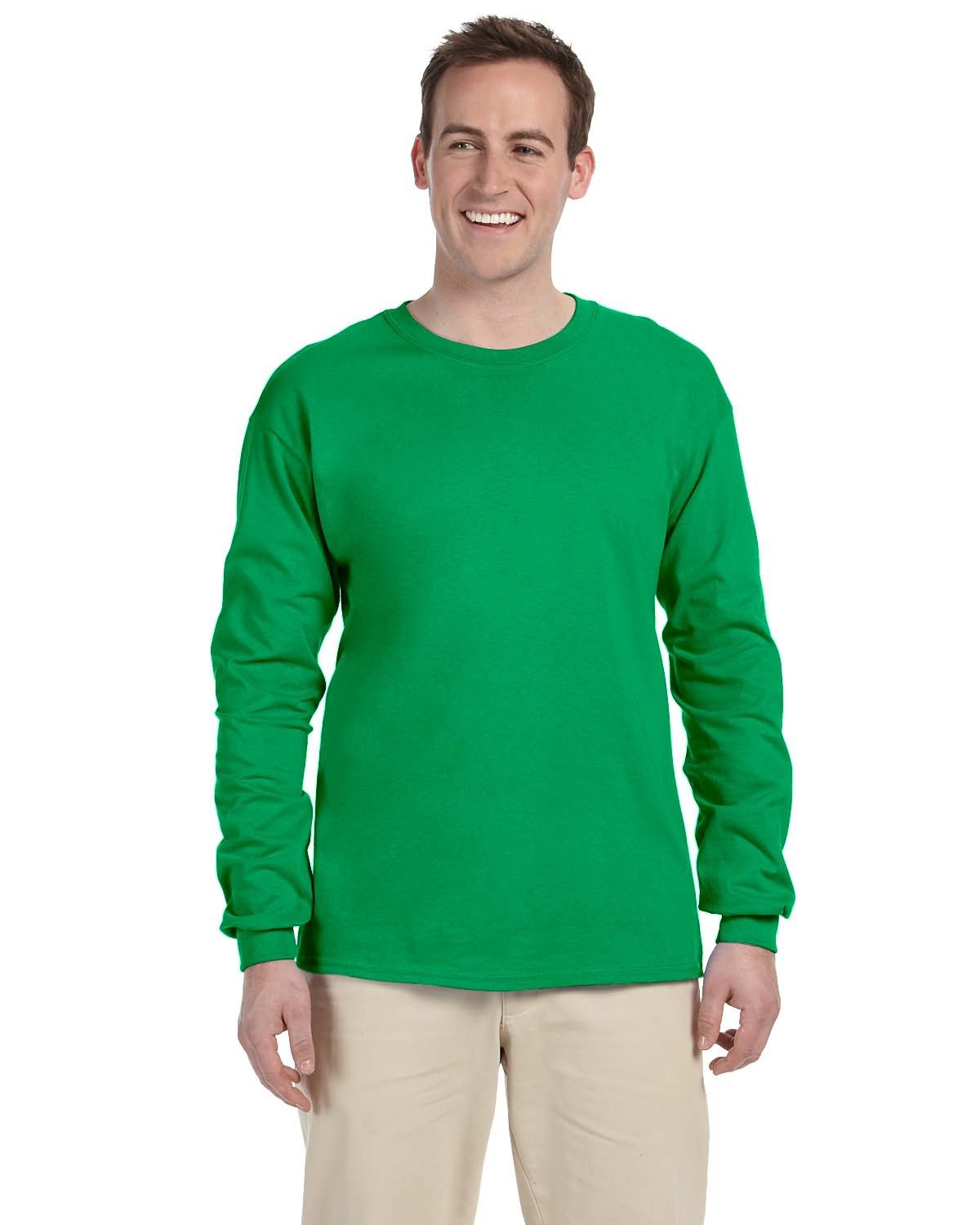 Fruit of the Loom Adult HD Cottonâ„¢ Long-Sleeve T-Shirt: Timeless Comfort and Quality