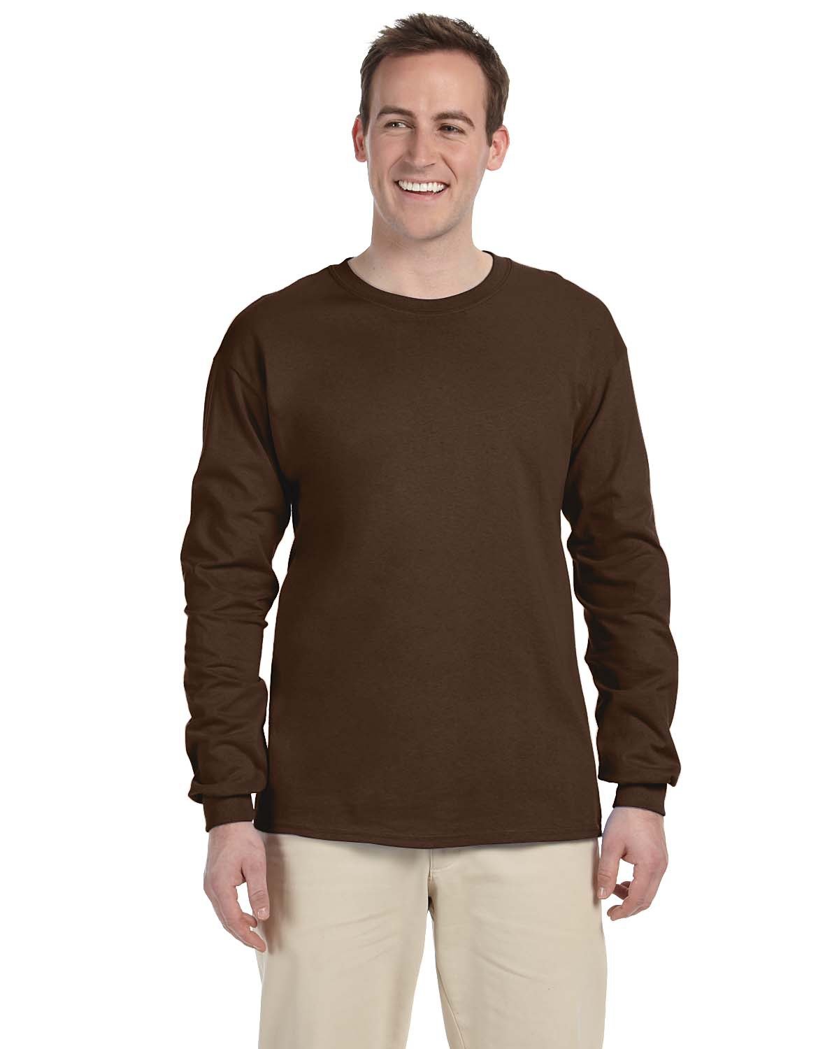 Fruit of the Loom Adult HD Cottonâ„¢ Long-Sleeve T-Shirt: Timeless Comfort and Quality