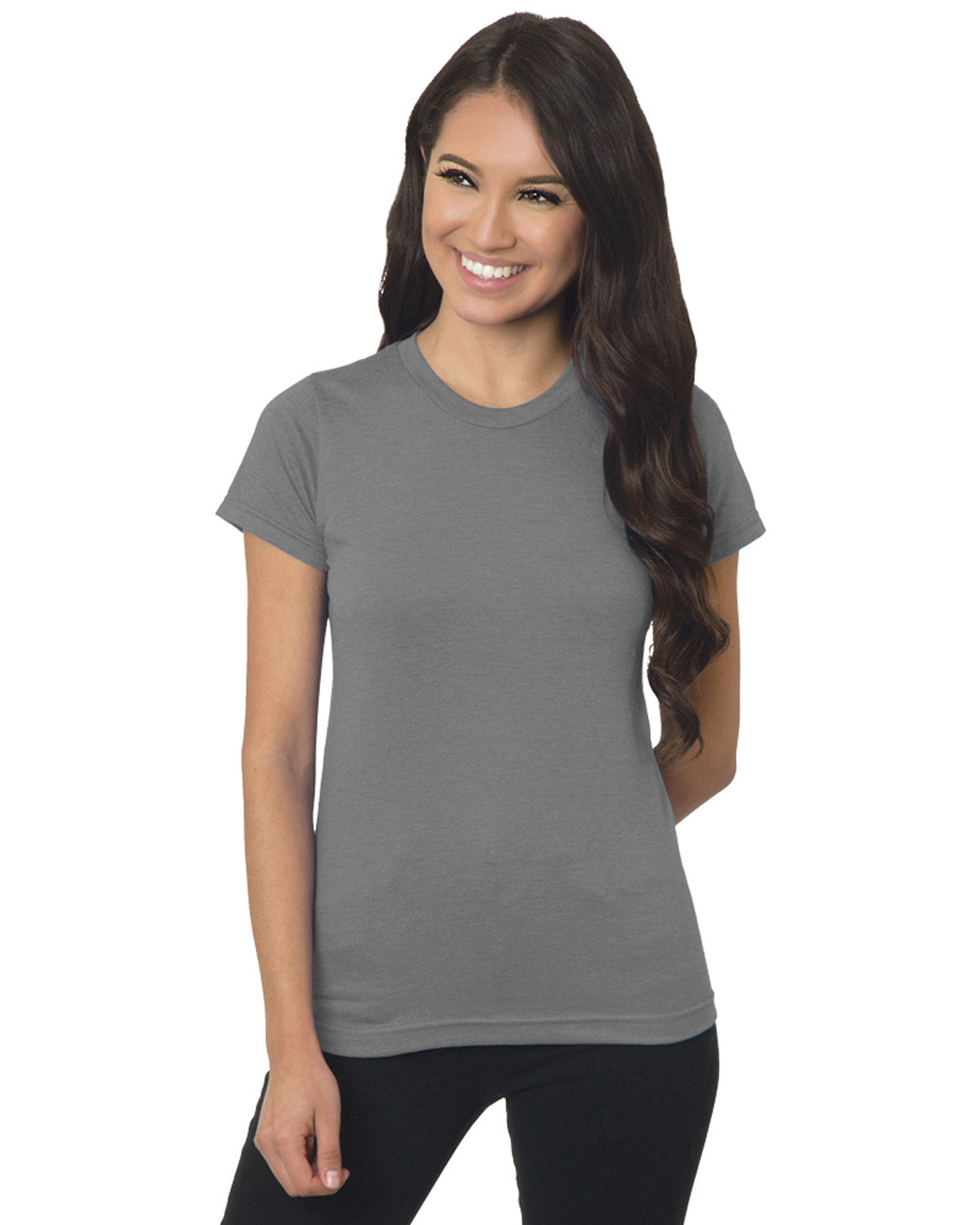 Ladies' 4.2 oz., 100% Ring-Spun Cotton Jersey T-Shirt