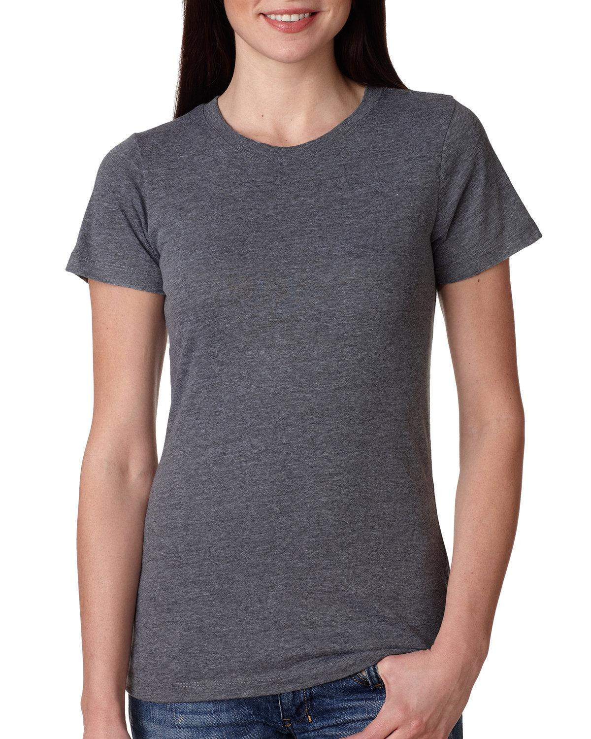 Ladies' 4.2 oz., 100% Ring-Spun Cotton Jersey T-Shirt