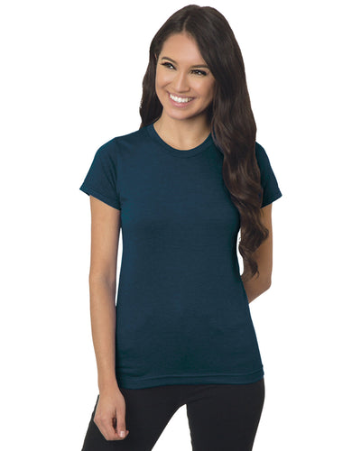 Ladies' 4.2 oz., 100% Ring-Spun Cotton Jersey T-Shirt