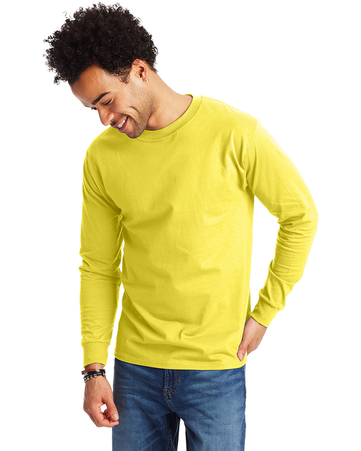 UNMATCHED-DURABILITY-AND-COMFORT-HANES-ADULT-LONG-SLEEVE-BEEFY-T